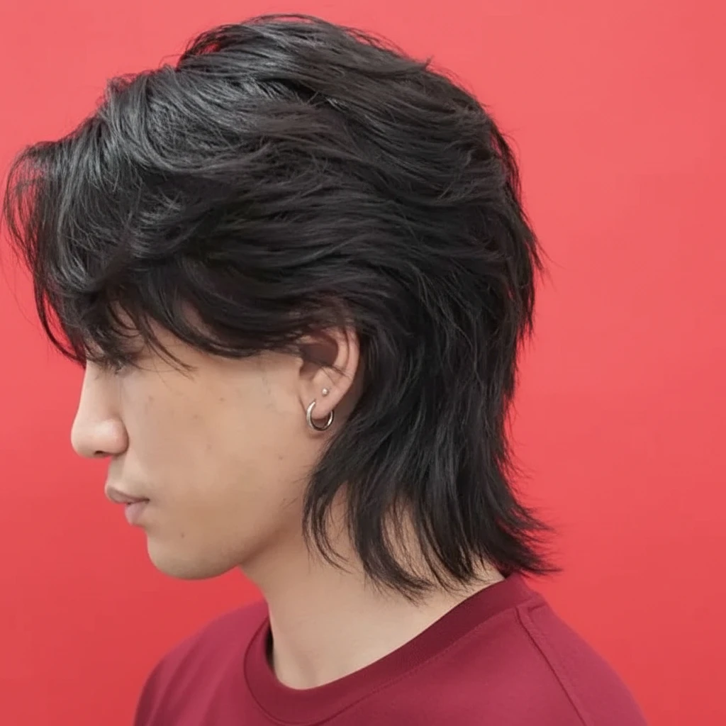 Corte de Cabelo Wolf Cut Masculino Longo e Moderno