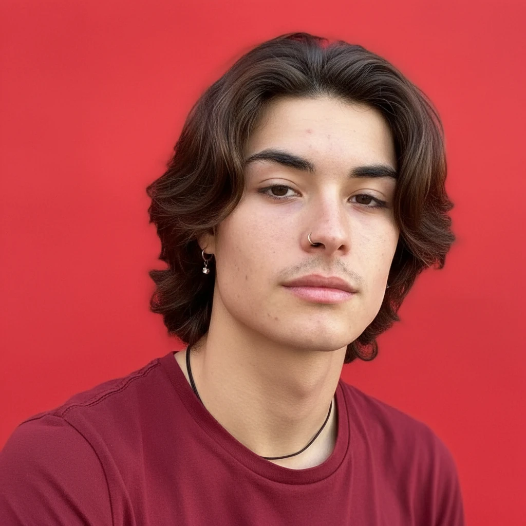 Corte de Cabelo Wolf Cut Masculino em Cabelo Liso